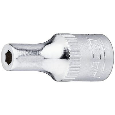 HAZET 6-Kant-Steckschlüssel-Einsatz 850-3 s: 3 mm Vierkant hohl 6,3 mm (1/4")