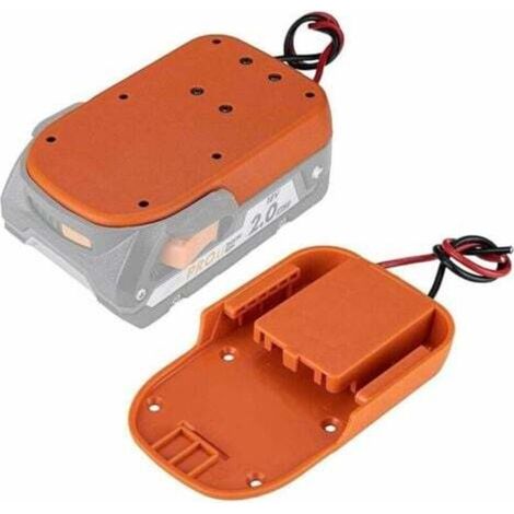 Connecteur D'Alimentation, Adaptateur De Batterie Pour Ridgid 18 V Pour Aeg 18 V, 12 Awg Adaptateur De Batterie Avec Trous De Fixation