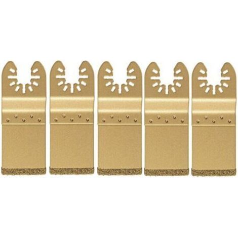 5 Pièces Lame De Scie Diamantée Oscillante Universelle /ensemble Pour La Libération Ajustement Lame Multi-outils Coupe Dics
