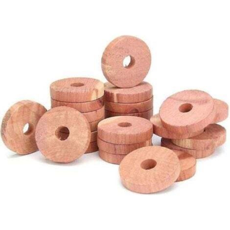 30x Anti-mites Organique Naturel En Bois De Cèdre, Anti-mites Efficace Pour Les Armoires, Produit 100% Naturel - Mites Sans Produits Chimiques,trimec