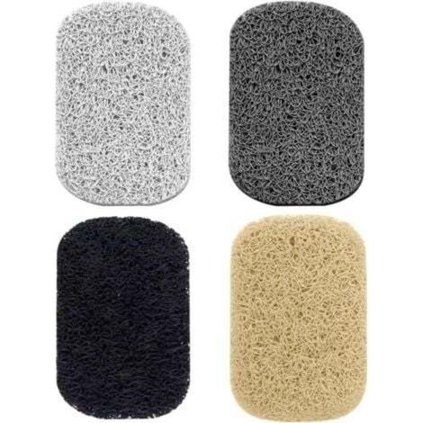 Lot De 4 Porte-savon En Luffa, Porte-savon, Antidérapant, Réutilisable, Respectueux De L'Environnement, Séchage Rapide, Parfait Pour Salle De Bain