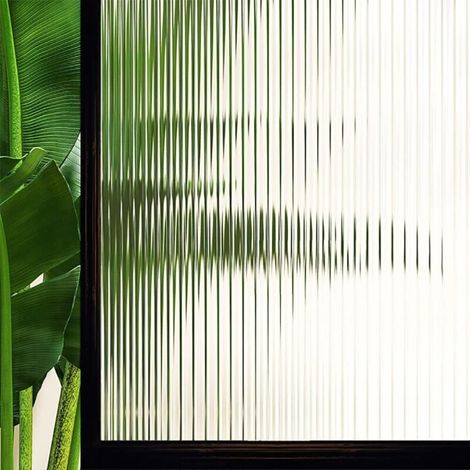 Film De Confidentialité Pour Fenêtre, Film À Rayures Verticales, 60 X 200 Cm
