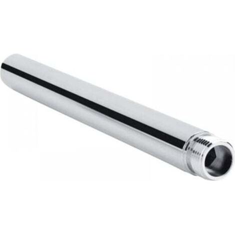 Bras De Douche Extension En Acier Inoxydable Rallonge De Douche 10cm Tube D'Extension De Douche Rond G 1/2" Bras D'Extension De Pomme De Douche Accessoire De Salle De Bain