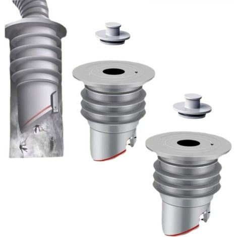 2pcs Bouchon Anti Odeur Machine À Laver, 45-50mm Oint De Tuyau De Machine À Laver, Bouchon D'Étanchéité De Tuyau D'Évacuation