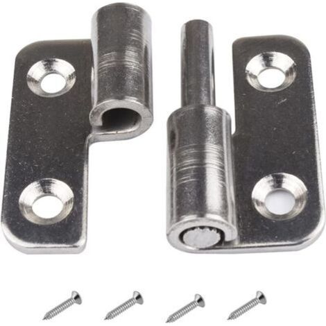 Charnières Détachables De 3.8 Cm - Charnières De Porte Amovibles - En Acier Inoxydable 304 - Pour Droitier