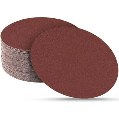 30 Pièces Disque De Ponçage, 180 Mm Rond Disques Abrasifs À Non Trous Papier Poncer À Grain 240 Pour Ponceuse Murale Girafe