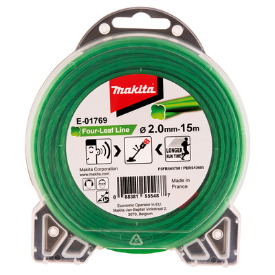 Makita Mähfaden Four Leaf 2,0 mm x 15 m E-01769
