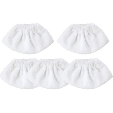5 Pièces Bonnettes Microfibre,lingettes Accessoire Pour Nettoyeur À Vapeur, Compatibles Avec La Majorité Des Nettoyeurs À Vapeur, ,lavables Et Réutilisables
