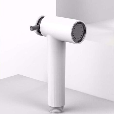 Lot De 1 Têtes De Pulvérisation Pour Bidet À Main En Acier Inoxydable Pour Salle De Bain Et Nettoyage De La Cuisine Et Des Toilettes (blanc)