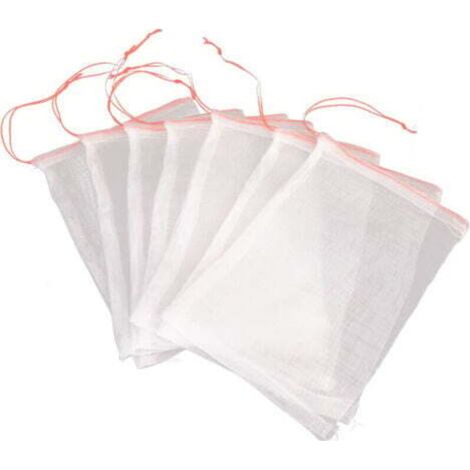 Lot De 50 Sac Protection Fruits En Nylon 15x10cm Sachet Protection Raisin Filet De Protection Pour Jardin Potager