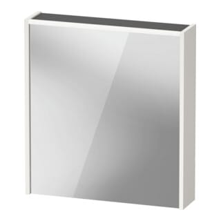Duravit LED-Spiegel D-Code 2.0 m Steckd. 65x70x5cm, Lichtf ob, li, weiß hochglanz