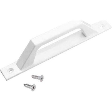 (blanc) Poignée De Porte Droite En Aluminium,poignée Pour Portes Coulissantes Ou Partes Battantes,198 X 25 X 40 Mm,poignée Droite Fonctionnelle Et Confortable
