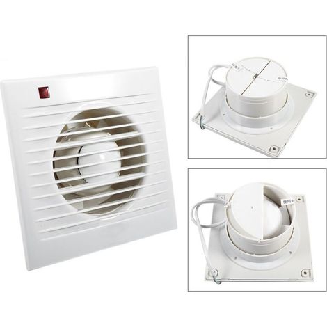 100 Mm Ventilateur,extracteur D'Air,vmc Avec Clapet Anti-retour ,7 W,db(a) 26,vmc