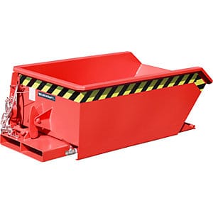 Bauer Südlohn Mini-Spänebehälter SMGU 230, lackiert, Feuerrot
