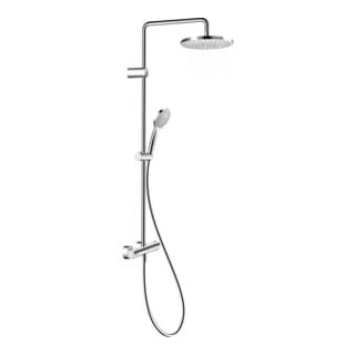 Duravit Duschsystem Wave Ausladung 442mm, chrom