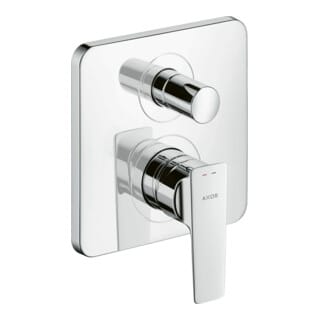 hansgrohe Fertigset Axor Citterio E UP-Wannen-Einhebelmischer, brushed black chrome