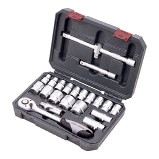 Kraftwerk Steckschlüssel-Satz, 1/2", 22-tlg.