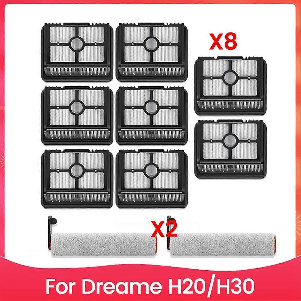 10-teiliges Filter- Und Rotationsbürsten-set Für Dreame H20 H30 Handstaubsauger - Ersatzteile
