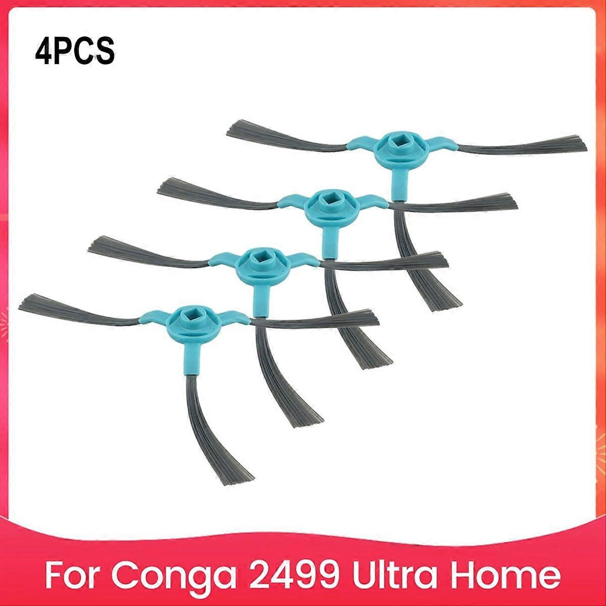 Set Mit 4 Seitenbürsten Für Den Conga 2499 Ultra Home Advanced Saugroboter (erweiterter Ersatz)