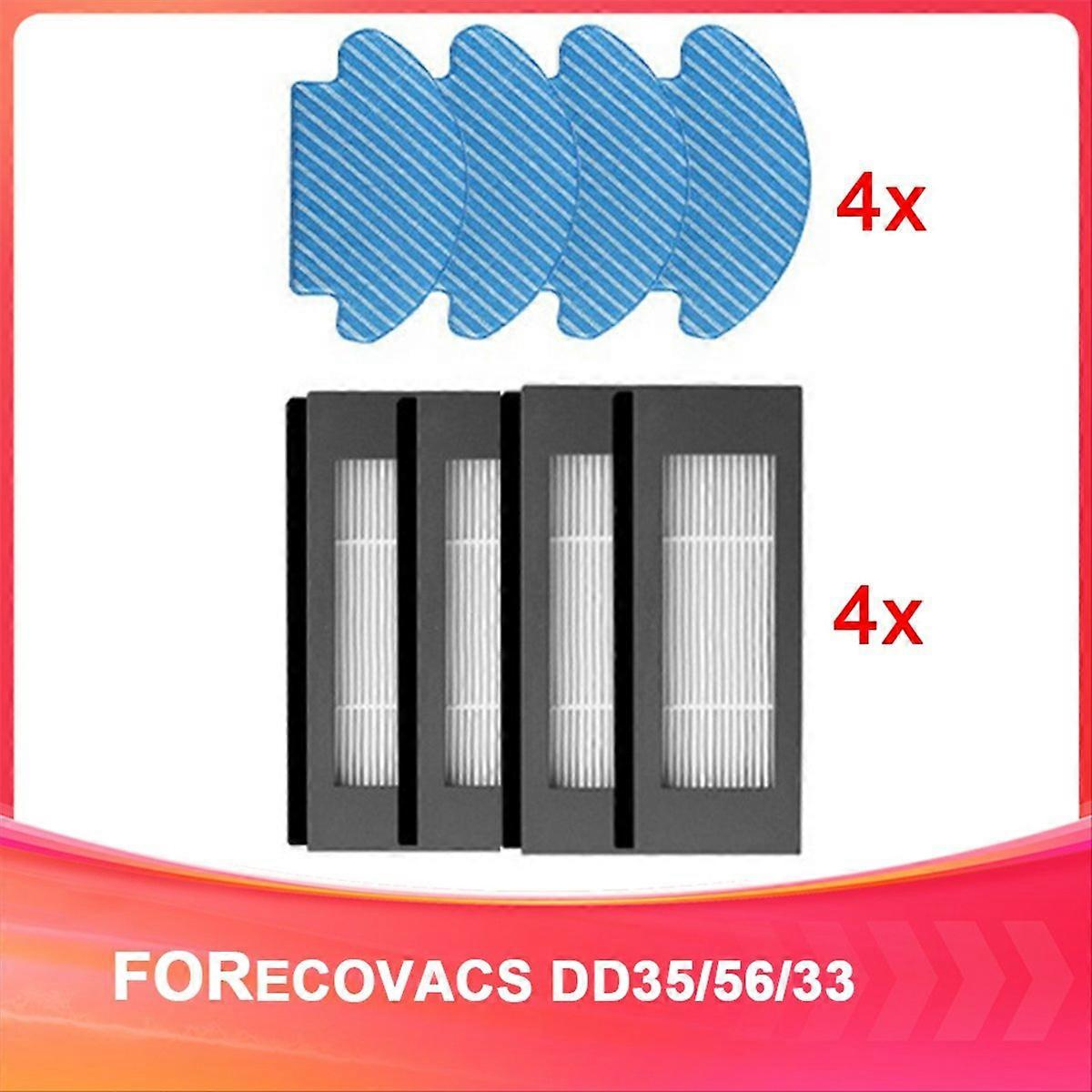 Zubehör Für Ecovacs Dd35/56/33 Saugroboter: Ersatzfilter Und Wischmopps
