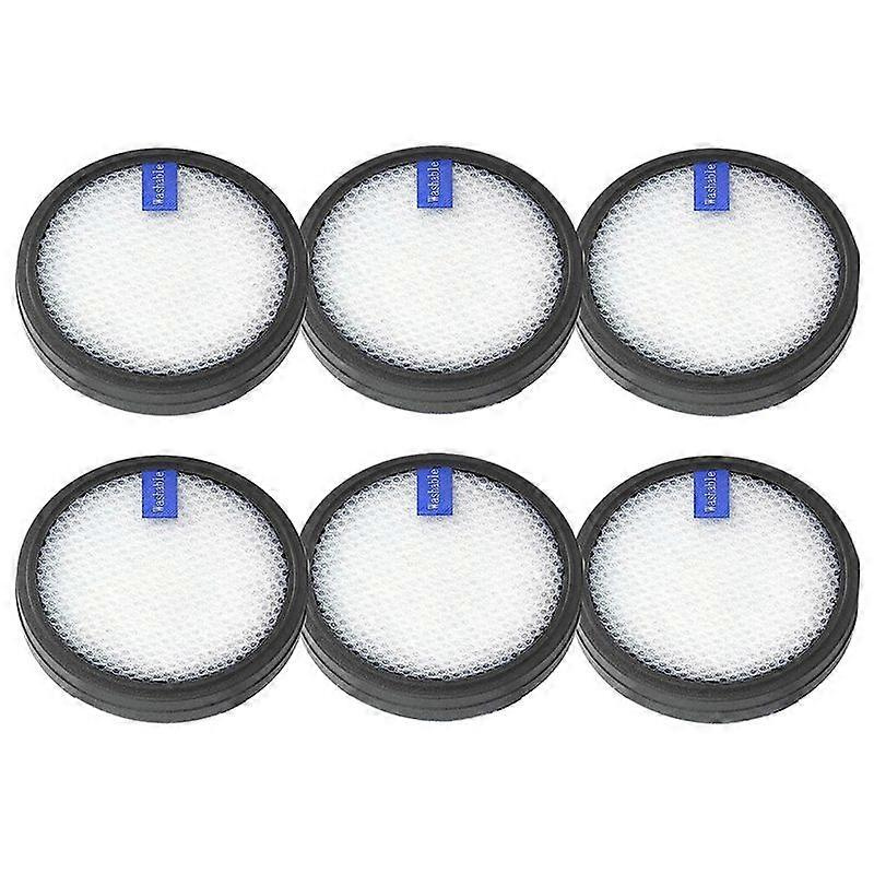 Packung Mit 6 Waschbaren Filtern Für Prettycare W200 W300 W400 Staubsauger (ersatzteile Für Akku-staubsauger).