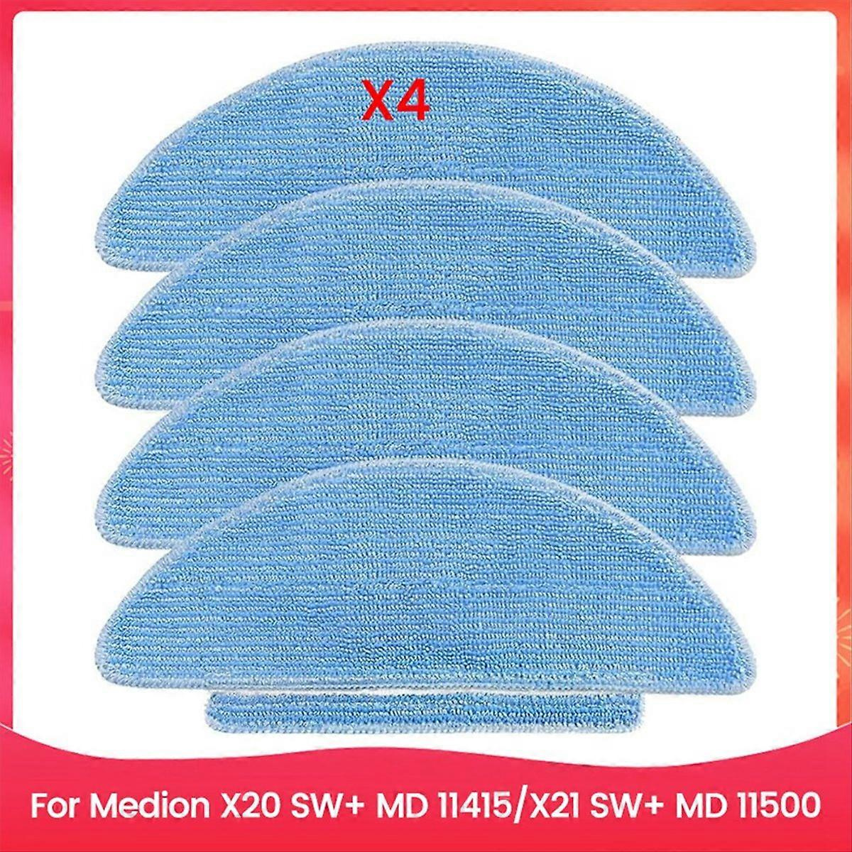 Ersatzreinigungstücher Für Die Staubsauger Medion X20 Sw+ Md 11415 Und X21 Sw+ Md 11500
