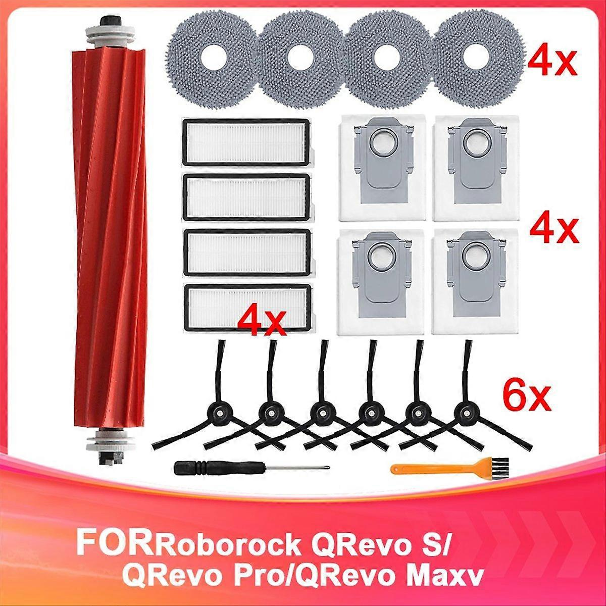 Ersatzteil Für Roborock Qrevo S/qrevo Pro/qrevo Maxv Staubsauger: Hauptbürste, Hep