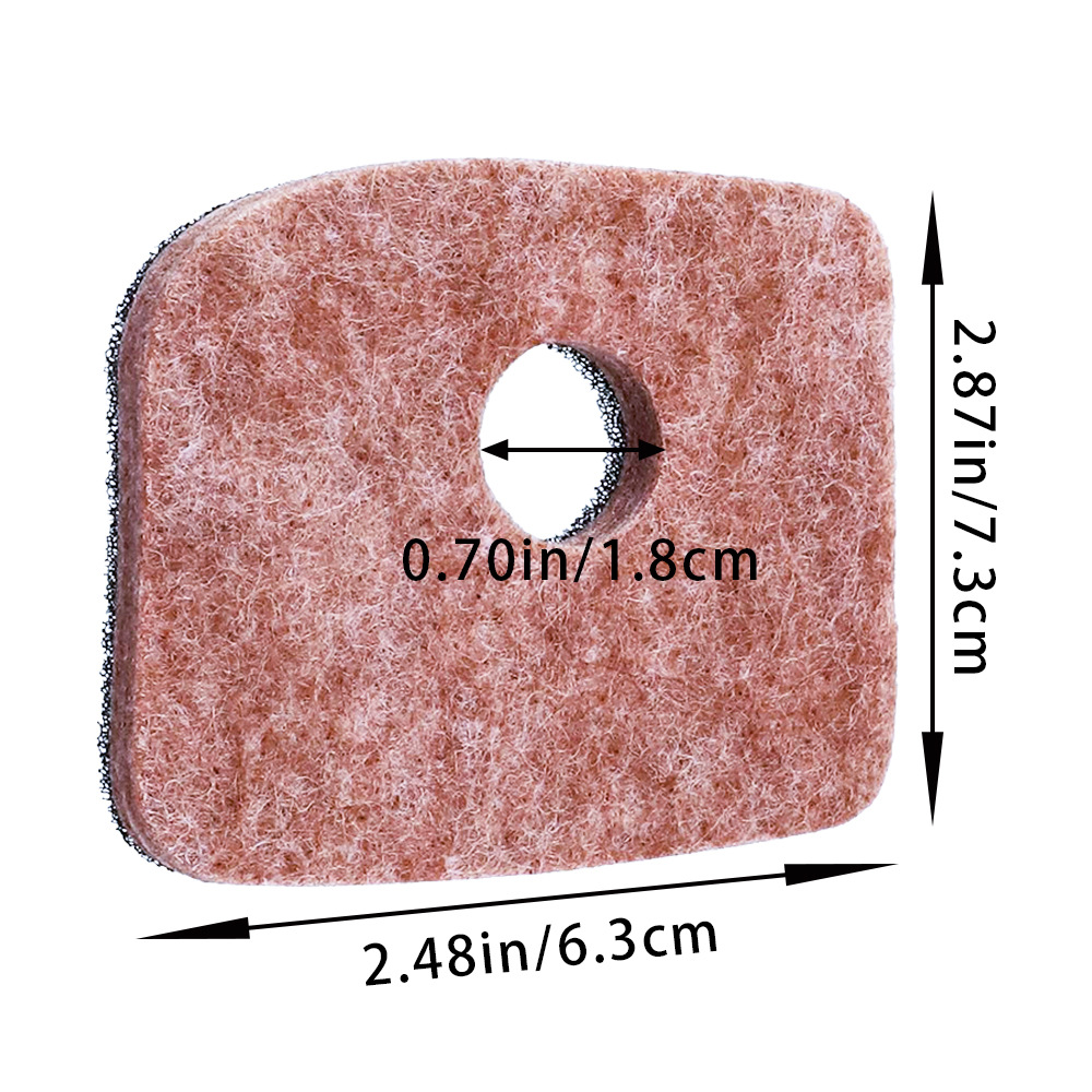 4 241 120 1800 Baumwoll-luftfilterelement Für Stihl Bg56 Bg66 Bg86