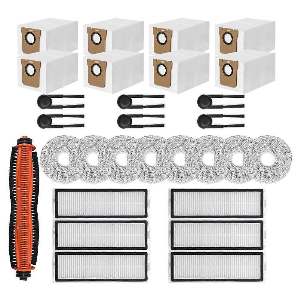 Ersatzteile Für Den Xiaomi Mijia M40s Ov31cn Staubsauger: Hauptbürste, Seitenbürste, Hepa-filter, Reinigungstuch Und Staubbeutel.