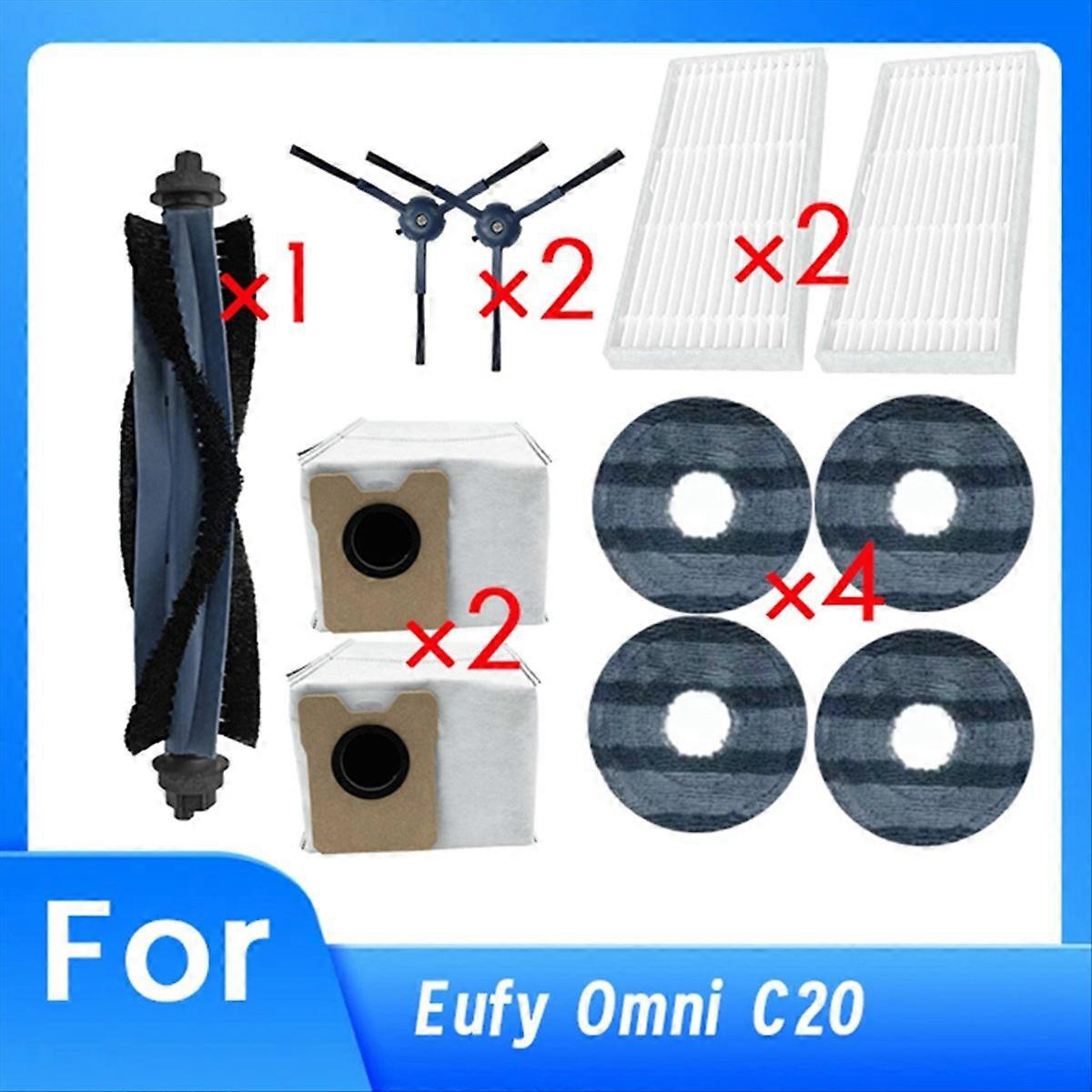 Zubehör Für Den Staubsauger Eufy Omni C20: Ersatzteile, Hauptbürste, Reinigungsfilter.