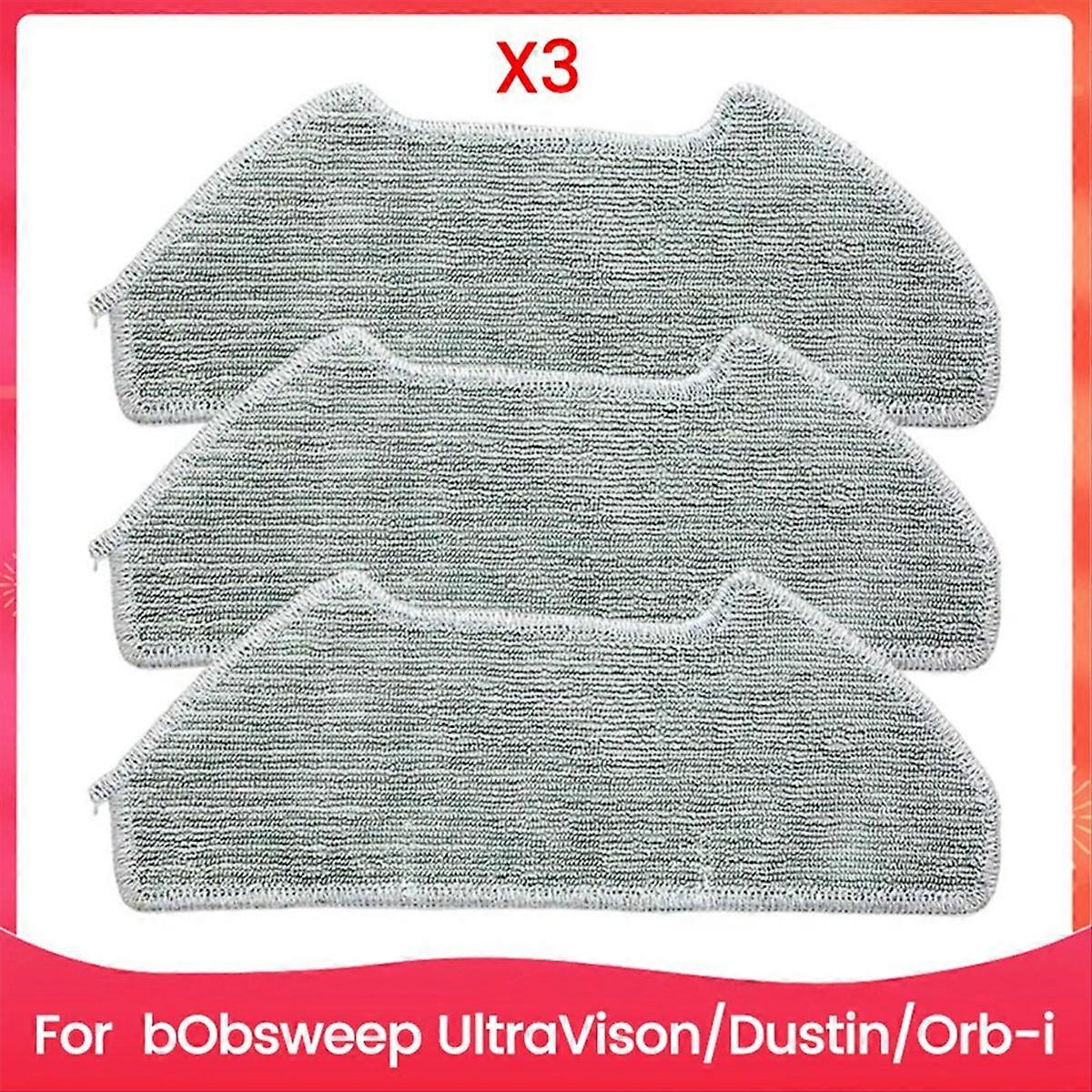 3er-pack Ersatzreinigungstücher Für Staubsauger Der Marken Bobsweep, Dustin Und Ultra-vision. Staubsaugerteile Und -zubehör.