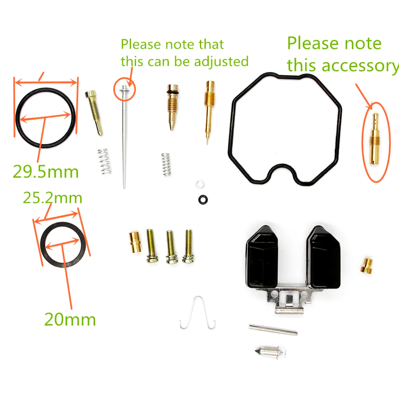 Vergaser-reparatursatz Für Pz30, Pz26, Pz27, Pz30, Cg125, Cg150, Cg175 Und Cg200