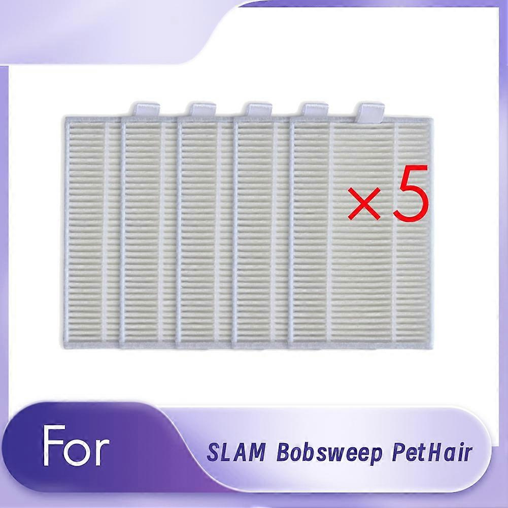 5er-pack Waschbare Ersatzfilter Für Den Slam Bobsweep Pethair Saugroboter