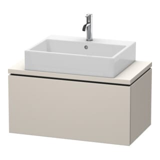 Duravit Waschtischunterschrank Compact L-Cube 82x47,7cm, Tau ma, für Konsole, 1 Auszug