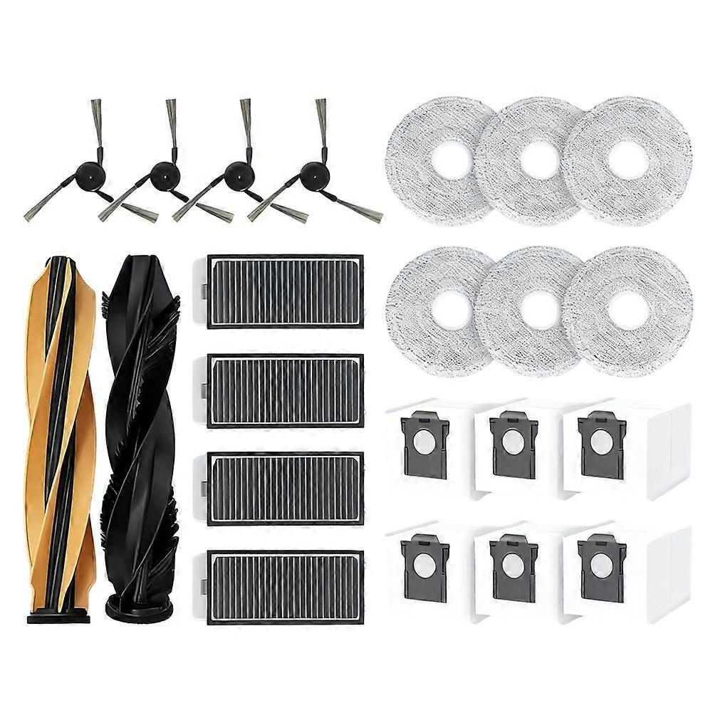 Set Mit 22 Zubehörteilen Für Dreame X50s Pro Master / Matrix 10 / Matrix 10 Ultra Staubsauger: Hauptbürste, Filter Und Staubbeutel.