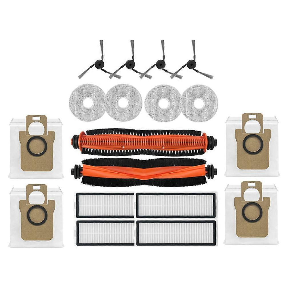 18-teiliges Haupt- Und Seitenbürstenset, Hepa-filter, Staubbeutel Und Reinigungstuch Für Den Xiaomi 5 Pro / Ov21cn Staubsauger