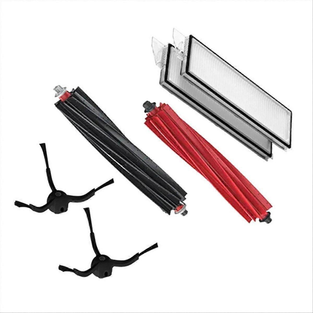 Set Mit 6 Zubehörteilen Für Den Saugroboter S8 Maxv Ultra G20s: Doppelwalzenbürste, Hepa-filter Und Seitenbürsten.