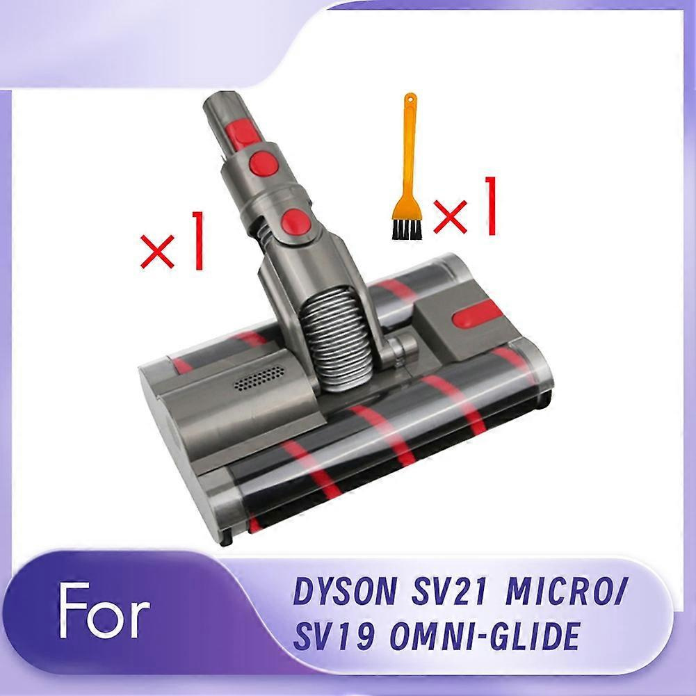 Für Sv21 Micro/sv19 Omni-glide Doppelwalzenbürsten-set Staubsaugerkopf Ersatzmotorkopf Weiche Walzenreinigungsbürste