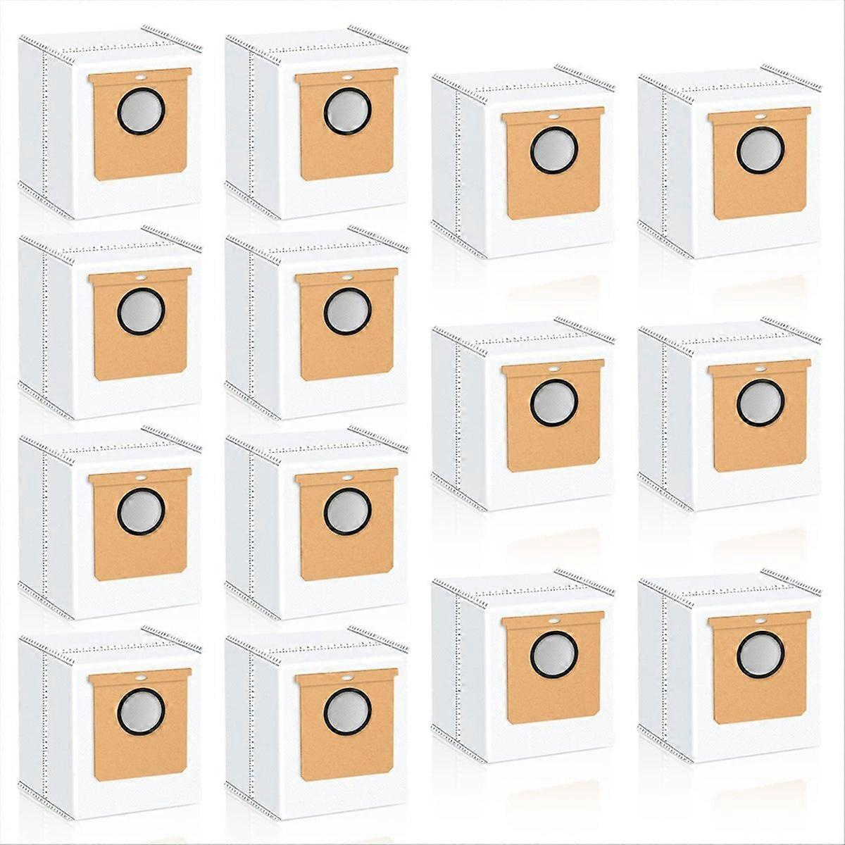 Packung Mit 14 Ersatzstaubbeuteln Für Eufy L50 Ses Und L60 Ses Staubsauger Mit Automatischer Entleerungsstation, Großes Fassungsvermögen Von 2,5 Litern