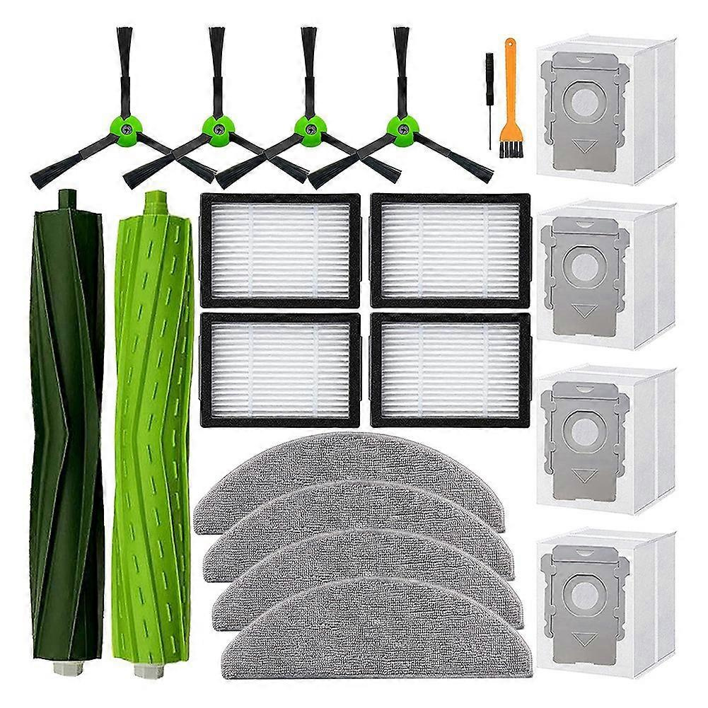 Zubehörset Für Irobot Roomba Combo I5+ J5+: Rotationsbürste, Filter, Reinigungspad, Staubbeutel, Seitenbürste