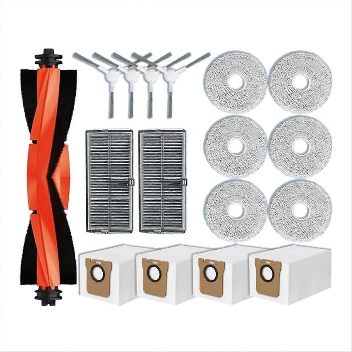Für Den Xiaomi Mijia M30s D103cn Saugroboter: Hauptseitenbürste, Hepa-filter, Reinigungstuch Und Staubbeutel R