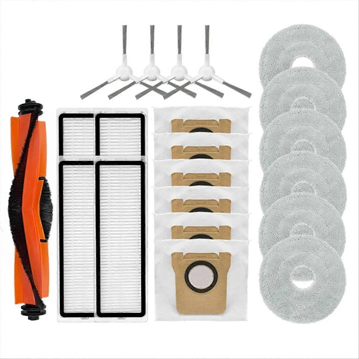 Hauptseitenbürste, Hepa-filter Und Reinigungstuch Für Den Xiaomi X20 Plus / X20+ Saugroboter