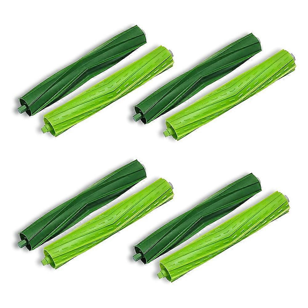 Set Mit 4 Rotierenden Ersatzgummibürsten, Kompatibel Mit Irobot Roomba I7, I7+, I1, I1+, I6, I6+, I3, I3+, I4, I4+, I8 Und I8 E5