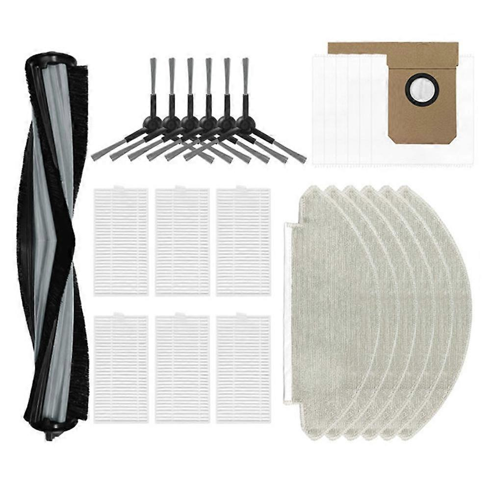 Set Mit 25 Ersatzteilen Für Den Viomi Alpha 2 Pro / V5 Pro Saugroboter: Rotierende Seitenbürste, Hepa-filter, Staubbeutel.