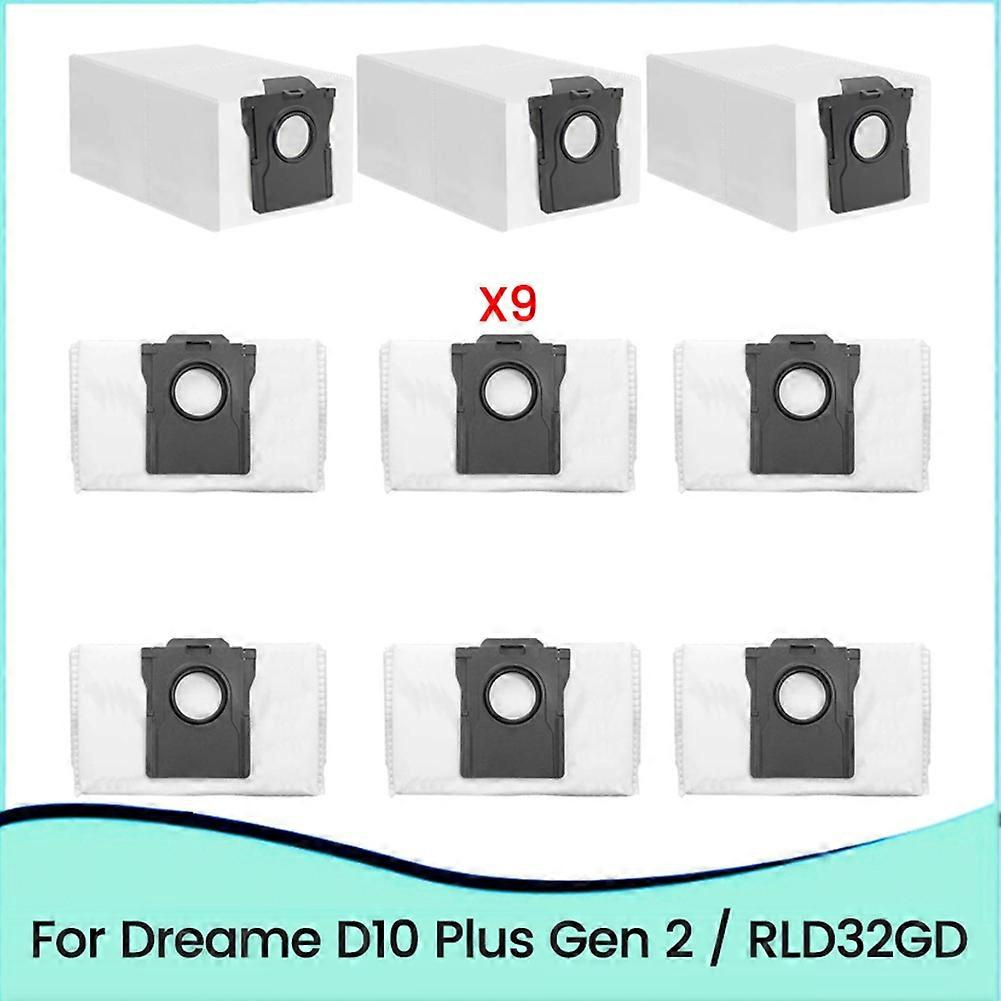 Packung Mit 9 Ersatzstaubbeuteln Für Den Dreame D10 Plus Gen 2/rld32gd Saugroboter