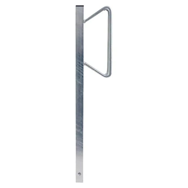 Schake Einzelparker zum Einbetonieren, verzinkt Haltebügel 12 mm Rundstahl, Standrohr 40x40 mm, Höhe 500 mm Überflur