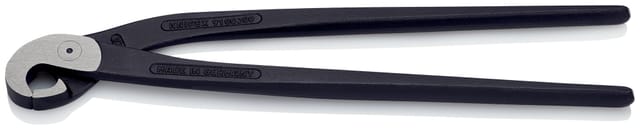 KNIPEX 91 00 200 EAN Fliesenlochzange (Papageienschnabelzange) schwarz atramentiert 200 mm