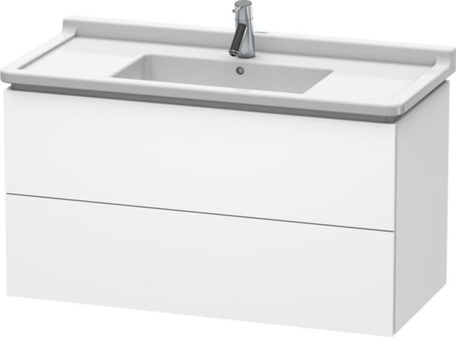 Duravit Waschtischunterschrank L-Cube 102x46,9cm, we. ma, 2 Schub., wandhängend