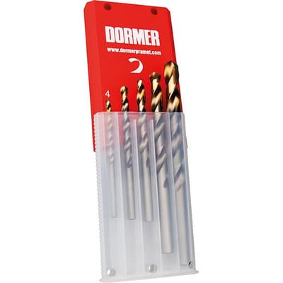 Dormer Spiralbohrer Set Typ A002 (4/5/6/8/10mm) 118G Typ N 4xD 5tlg.