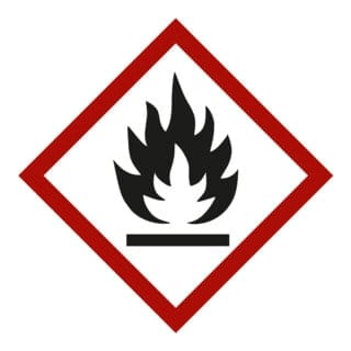 Gefahrstoffsymbol Flamme, Typ: 03052